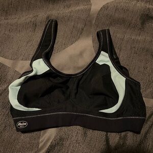 Anita Women's Extreme control Black and Light Blue Sports Bra 30E